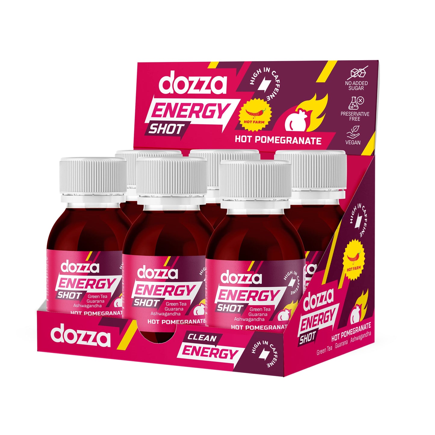Енергиен шот Hot Pomegranate с Кайен