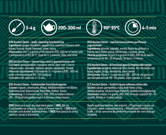 ANCIENT DETOX – за пречистване и отслабване