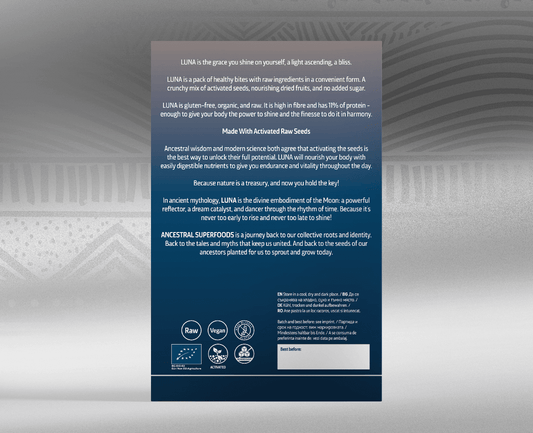 LUNA – активирана гранола с ябълка и ленено семе