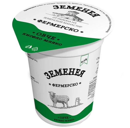 Овче Кисело Мляко Земенея 6%