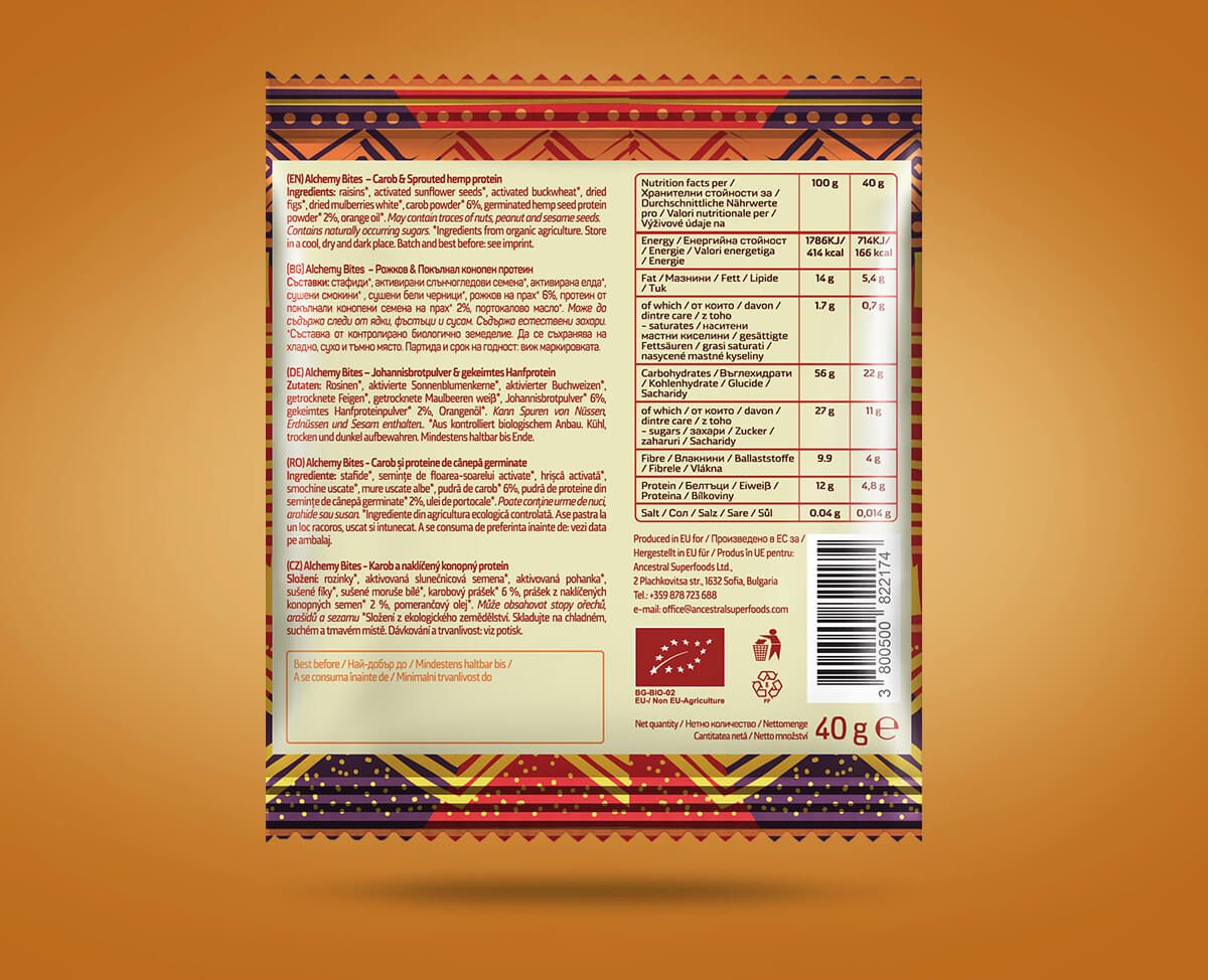 ALCHEMY BITES – здравословен десерт без добавена захар