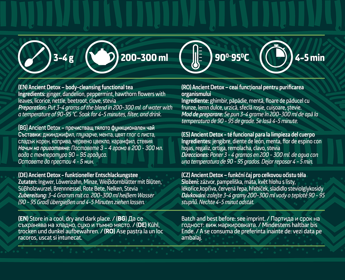 ANCIENT DETOX – чай за пречистване и баланс