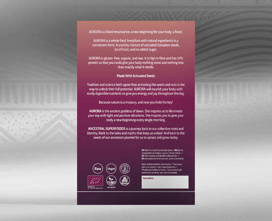 AURORA – активирана гранола с рожков и сушени смокини