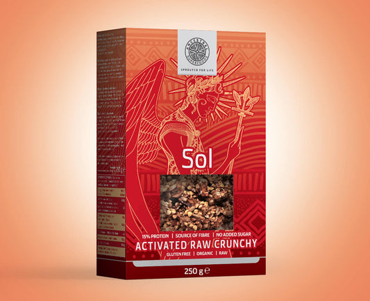 SOL – активирана гранола с тиквено семе и портокал