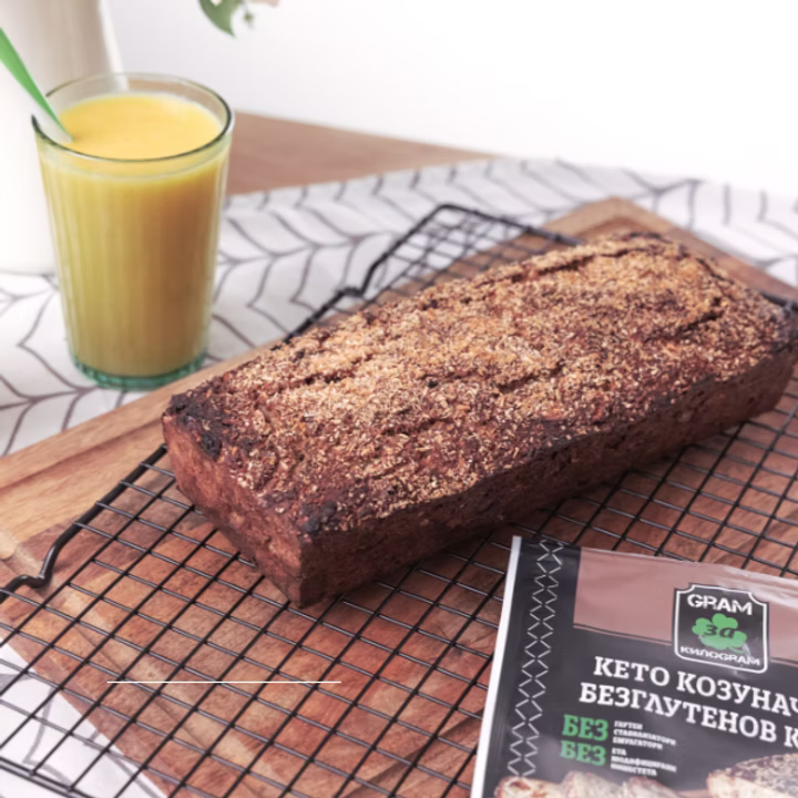 Смес за кето козуначен безглутенов кекс