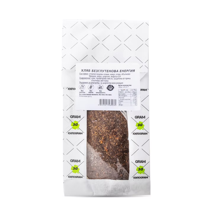 Хляб Безглутенова Енергия - 190 гр