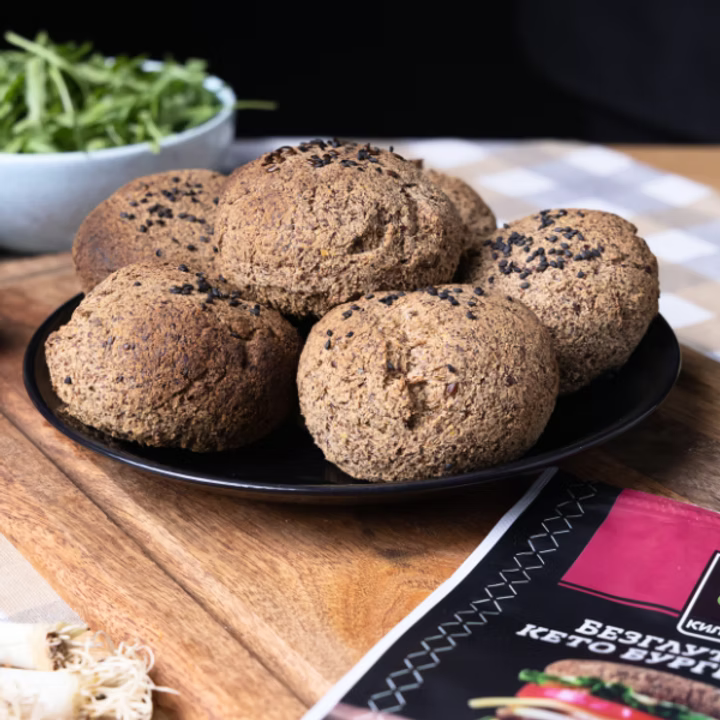 Смес за безглутенови кето бургер питки