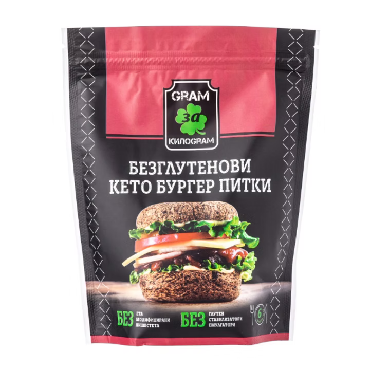 Смес за безглутенови кето бургер питки