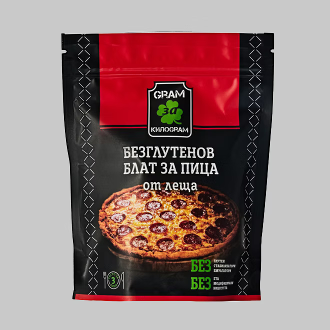 Безглутенов блат за пица от леща