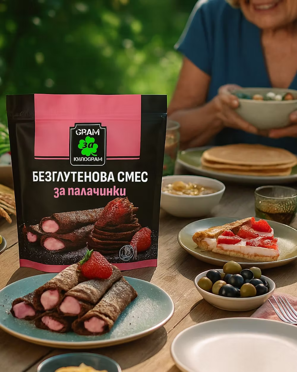 Безглутенова смес за палачинка