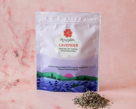 Лавандула - насипен лавандулов цвят за чай, за готвене и декорация на храна
