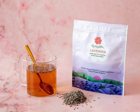 Лавандула - насипен лавандулов цвят за чай, за готвене и декорация на храна