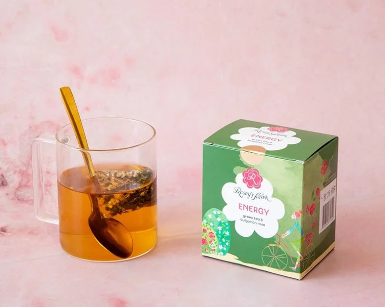 Energy - зелен чай и роза в пирамидки